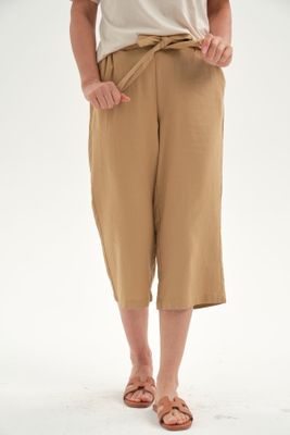 Imagen 1 del producto Pescador Mujer Lino Basta Roll Up Camel