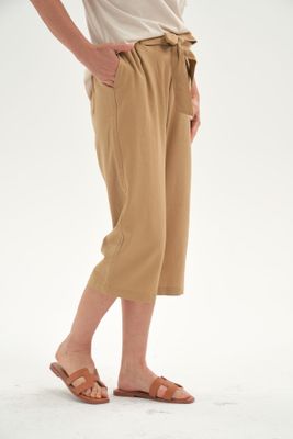 Imagen 2 del producto Pescador Mujer Lino Basta Roll Up Camel