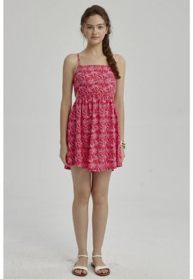 Imagen 2 del producto Vestido Niña Abertura En Costado Fucsia