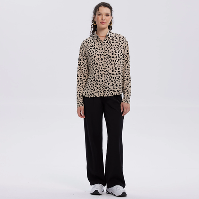 Blusa Mujer Abotonada Rapport Beige