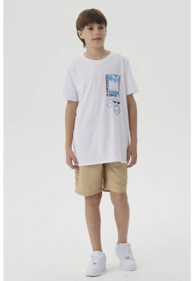 Imagen 2 del producto Polera Niño Print Posicional Blanco