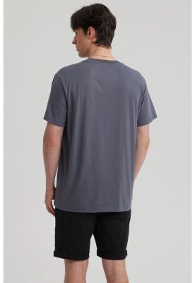 Imagen 2 del producto Polera Hombre Long Fit Básica Gris Oscuro