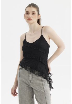 Imagen 2 del producto Peto Mujer Basta Asimétrica Negro