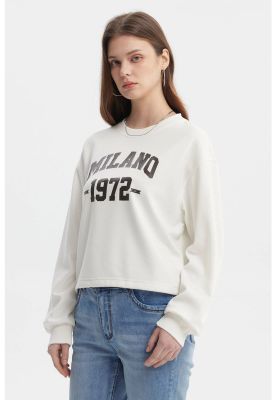 Imagen 2 del producto Polerón Mujer Crop Nuevo Crudo