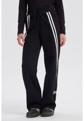 Imagen 1 del producto Pantalón Buzo Niña Wide Leg Teen Negro