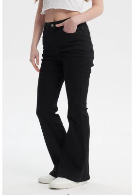 Imagen 2 del producto Jeans Mujer Moda Flare Negro - ll
