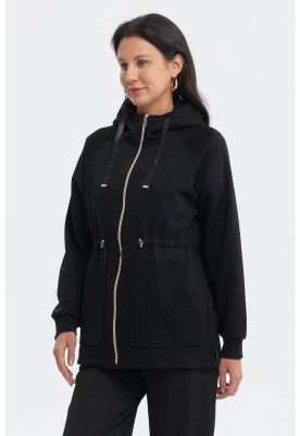 Imagen 2 del producto Polerón Mujer Cintura Ajustable Negro - lll