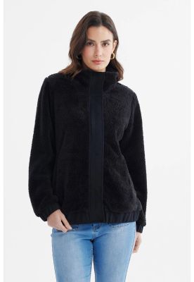 Imagen 1 del producto Polar Mujer Cuello Camisero Negro