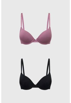 Sostén Mujer Bipack Copa Soft Liso Rosa Viejo
