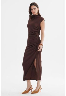 Imagen 2 del producto Vestido Mujer Largo Café