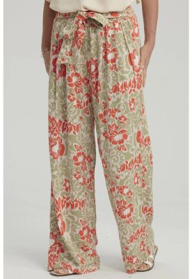 Imagen 2 del producto Pantalón Mujer Palazzo Print Verde Claro
