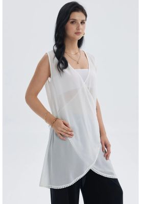 Imagen 2 del producto Polera Mujer Cruzada Crudo