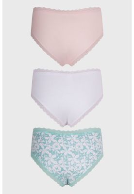 Imagen 2 del producto Calzón Mujer Tripack Pantaleta Algodón Palo Rosa- ll