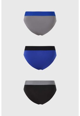 Imagen 2 del producto Bóxer Hombre Tripack Liso Azul - V