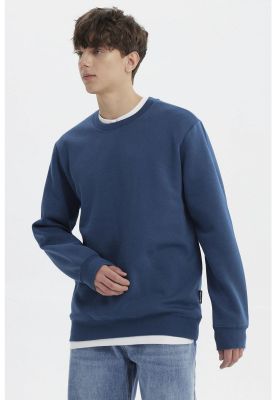 Imagen 2 del producto Polerón Hombre Básico Azul Oscuro