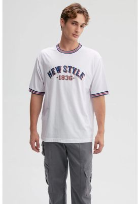 Polera Hombre Print Blanco - ll