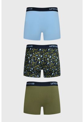 Imagen 2 del producto Bóxer Hombre Tripack Liso Verde - ll