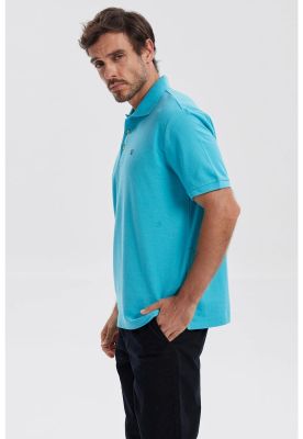 Imagen 2 del producto Polera Hombre Piqué Básica Lisa Calipso - lV