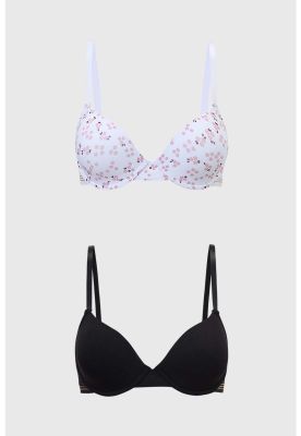 Sostén Mujer Bipack Print Blanco - lll