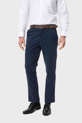 Pantalón Hombre Chino Cinturón Azul