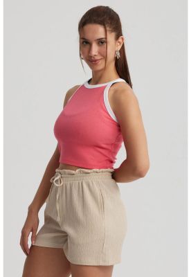 Imagen 2 del producto Polera Mujer Cuello Halter Rosado