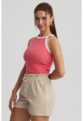 Imagen 2 del producto Polera Mujer Cuello Halter Rosado