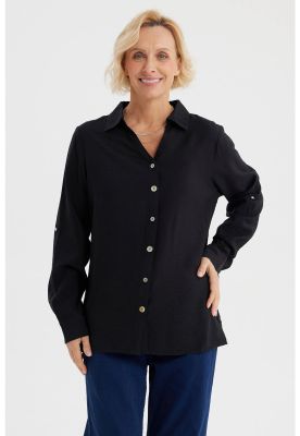 Imagen 1 del producto Blusa Mujer Abotonada Negro- ll