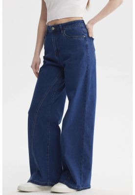 Imagen 2 del producto Jeans Mujer Wide Leg Azul Oscuro - lll
