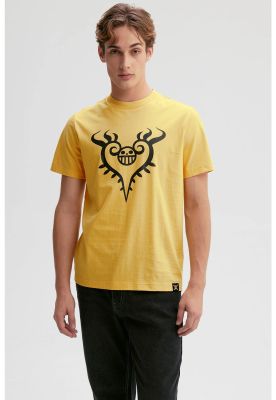 Polera Hombre One Piece Amarillo