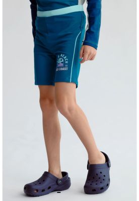 Imagen 2 del producto Short De Baño Niño Básico Petróleo