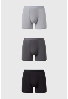 Bóxer Hombre Tripack Negro