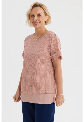 Imagen 2 del producto Polera Mujer Malla Rosado- ll