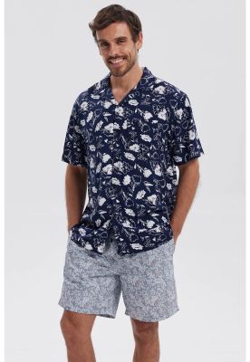 Imagen 1 del producto Camisa Hombre Print Azul Marino