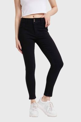 Jeans Mujer Skinny Push Up Jeny Negro