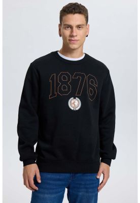 Imagen 2 del producto Polerón Hombre Bordado Negro