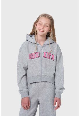 Imagen 2 del producto Polerón Niña Print Gris - ll