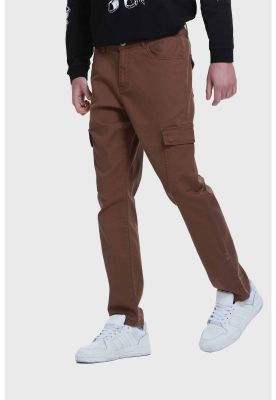 Imagen 2 del producto Jeans Hombre Slim Cargo Café