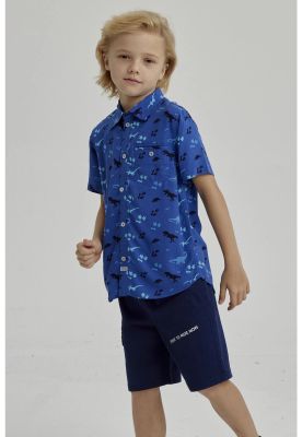 Imagen 2 del producto Camisa Niño Full Print Azul