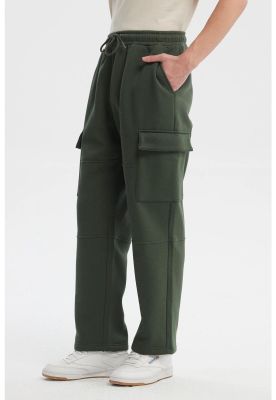 Imagen 2 del producto Pantalón Buzo Hombre Calce Recto Verde Militar