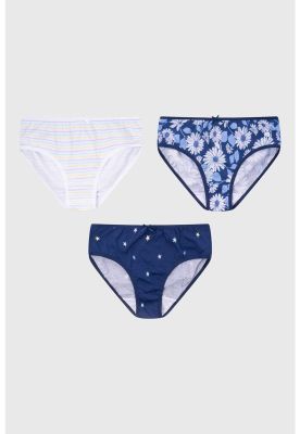 Imagen 2 del producto Calzón Niña Tripack Pantaleta Blanco