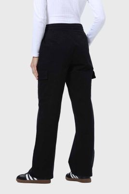 Imagen 2 del producto Pantalón Mujer Cargo Cordón Negro