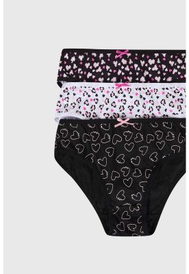 Imagen 2 del producto Calzón Niña Tripack Full Rapport Negro