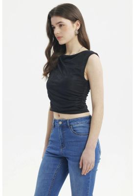 Imagen 2 del producto Polera Mujer Textura Negro - V