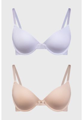 Imagen 1 del producto Sostén Mujer Bipack Copa Soft Liso Beige