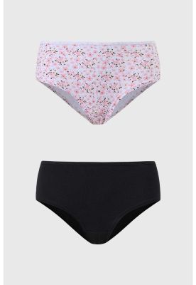 Imagen 1 del producto Calzón Mujer Pantaleta Algodón Negro