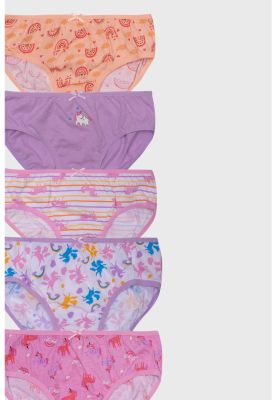 Imagen 2 del producto Calzón Niña Pack 5 Full Print Mini Print Rosado - ll