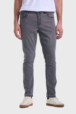 Jeans Hombre Slim Gris