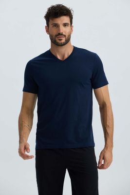 Imagen 2 del producto Polera Hombre Básica Azul