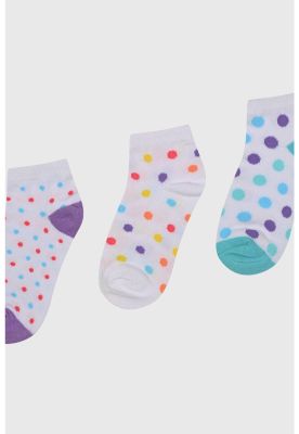 Imagen 2 del producto Calceta Deportiva Niña Tripack Lila - ll