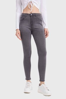 Jeans Mujer Skinny Estela Gris